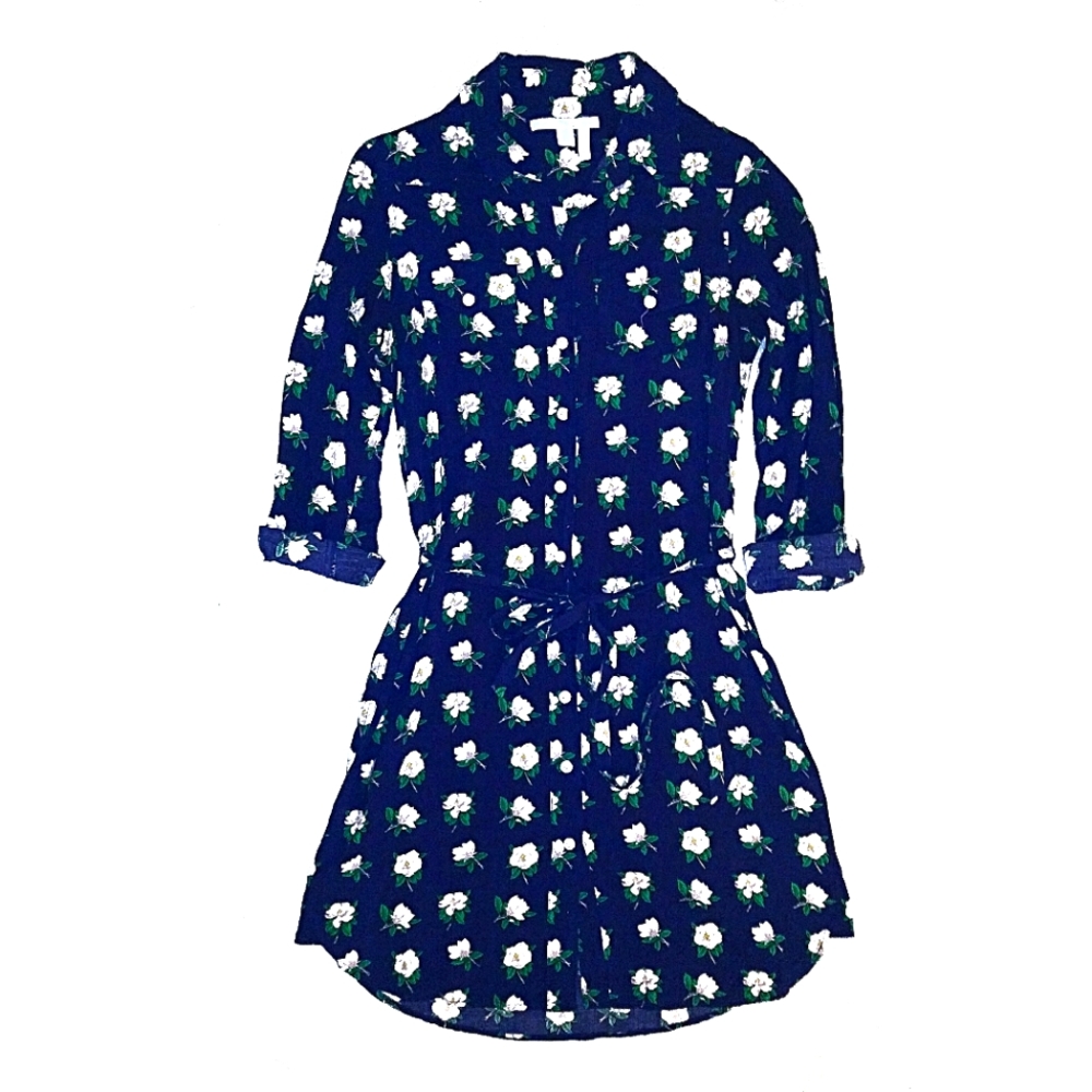 Draper James Collared Button Up Shirt Dress